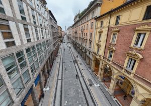 Via Ugo Bassi dopo i lavori