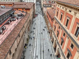 Via Ugo Bassi dopo i lavori