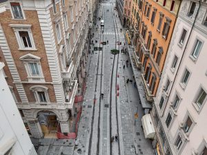 Via Ugo Bassi dopo i lavori